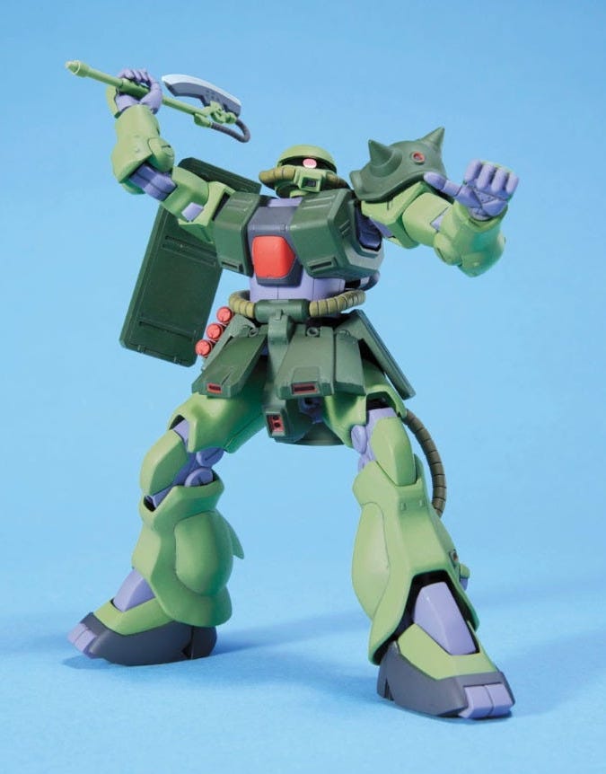 Bandai HGUC 1/144 Gundam MS-06FZ Zaku II Kai