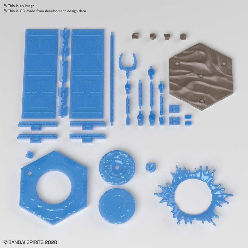 Bandai Spirits 30 Minute Missions 1/144 Customize Scene Base (Water Field Ver.)