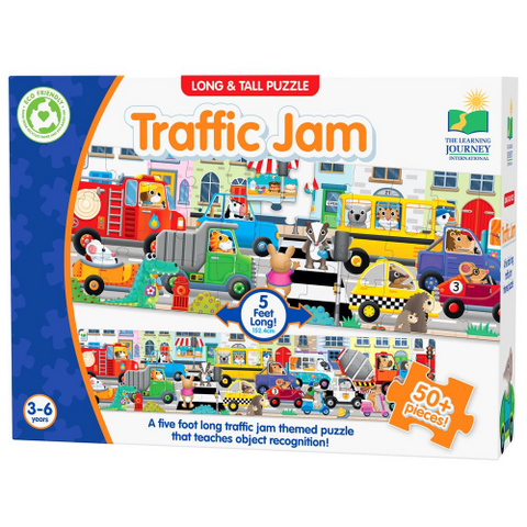 Puzzle 50 Piece Long & Tall - Traffic Jam