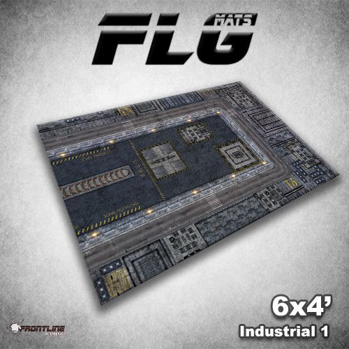Frontline Gaming Mat 6'x4' Industrial 1