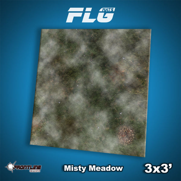 Frontline Gaming Mat 3'x3' Misty Meadow