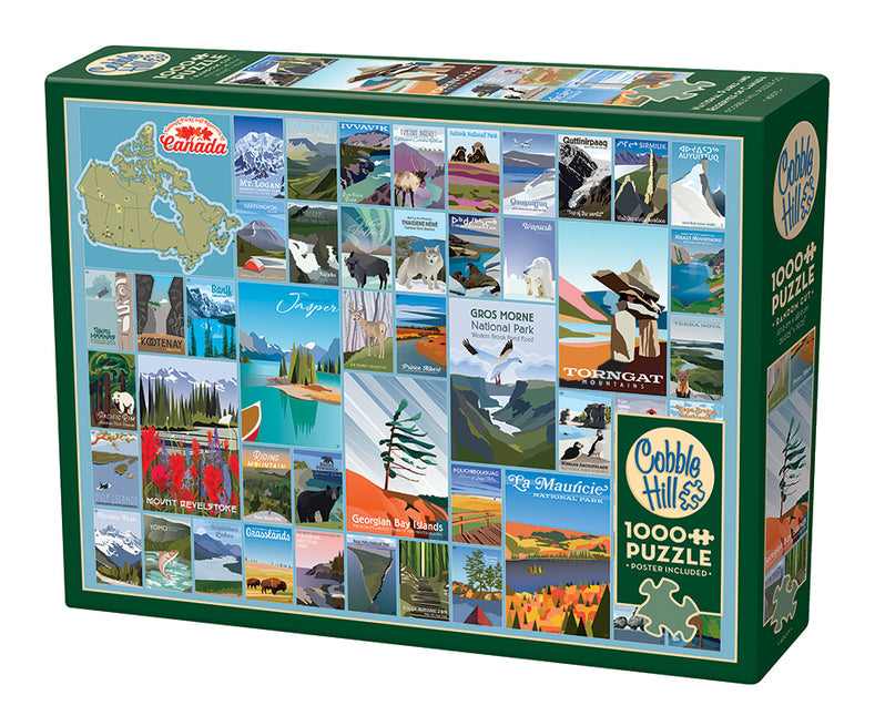 Cobble Hill Puzzle 1000 Piece National Parks and Reserves of Canada