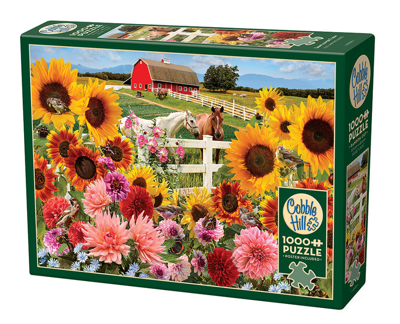 Cobble Hill Puzzle 1000 Piece Sunflower Farm