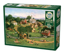Cobble Hill Puzzle 1000 Piece Picnic by the Bridge