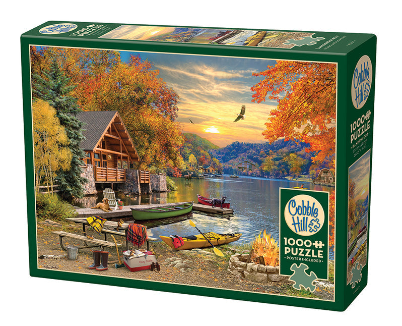 Cobble Hill Puzzle 1000 Piece Lakeside Retreat