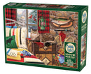 Cobble Hill Puzzle 1000 Piece Lodge Cat
