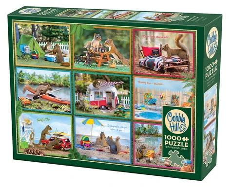 Cobble Hill Puzzle 1000 Piece Squirrels on Vacation