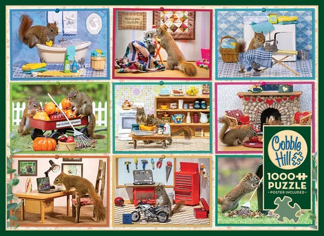 Cobble Hill Puzzle 1000 Piece Squirrels at Home