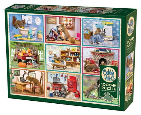 Cobble Hill Puzzle 1000 Piece Squirrels at Home