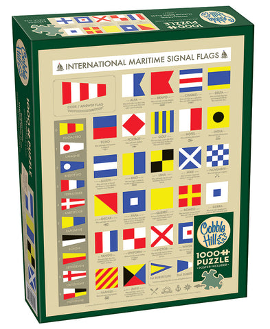 Cobble Hill Puzzle 1000 Piece International Maritime Signal Flags