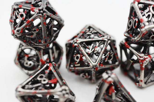 Vampire Bones - Hollow RPG Metal Dice Set