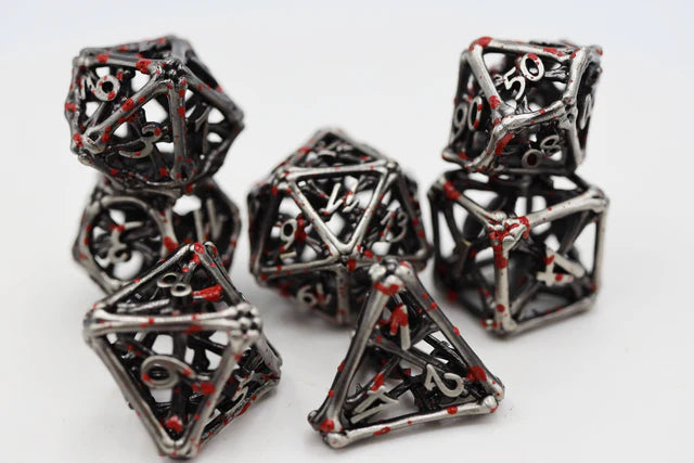 Vampire Bones - Hollow RPG Metal Dice Set