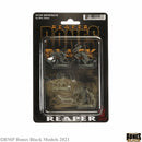 Reaper Mini Bones Black: RM44148 Wererats (4)