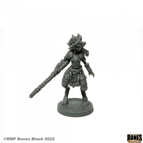 Reaper Mini Bones Black: RM44165 Faun Warrior