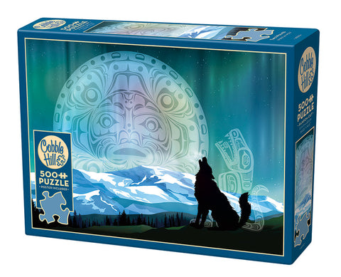 Cobble Hill Puzzle 500 Piece Two Wolves