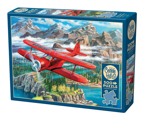 Cobble Hill Puzzle 500 Piece Beechcraft Staggerwing
