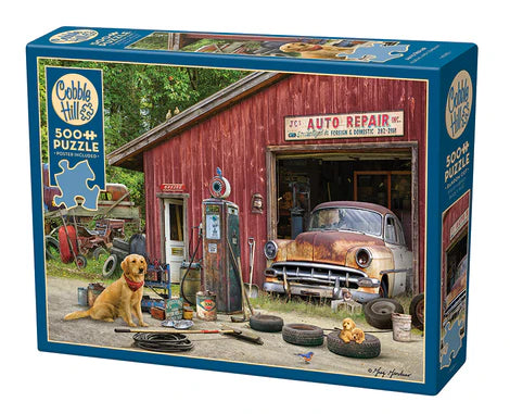 Cobble Hill Puzzle 500 Piece Auto Repair