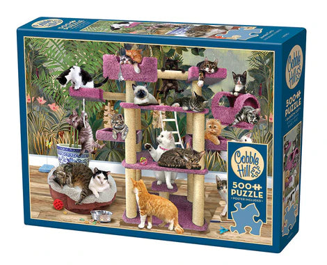 Cobble Hill Puzzle 500 Piece Jungle Cats
