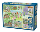 Cobble Hill Puzzle 500 Piece Garden Birds in Spring