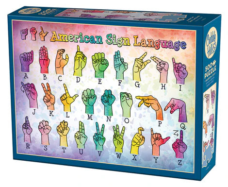 Cobble Hill Puzzle 500 Piece American Sign Language