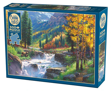 Cobble Hill Puzzle 500 Piece Bear Falls