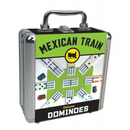 Dominoes - Mexican Train - Double 12 - Color - Deluxe with Case