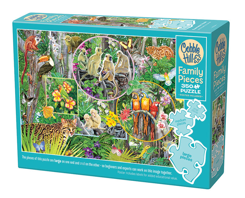 Cobble Hill Puzzle 350 Piece Rainforest Magic (Family)