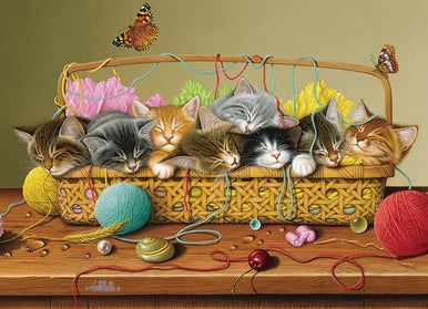 Cobble Hill Puzzle 350 Piece Basket Case (Family)