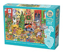 Cobble Hill Puzzle 350 Piece Catching Santa (Family)