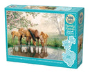 Cobble Hill Puzzle 350 Piece Horse Family (Family)