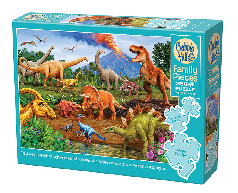 Cobble Hill Puzzle 350 Piece Dinos (Family)