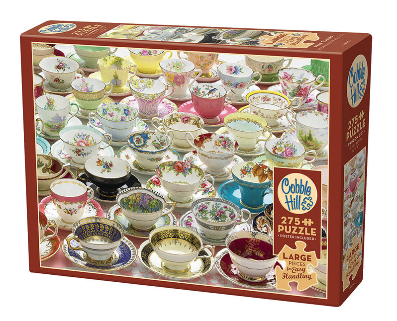 Cobble Hill Puzzle 275 Piece More Teacups