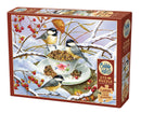 Cobble Hill Puzzle 275 Piece Easy Handling Chickadee Tea