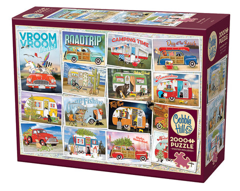 Cobble Hill Puzzle 2000 Piece Vroom Vroom