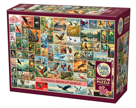 Cobble Hill Puzzle 2000 National Birds Of The World