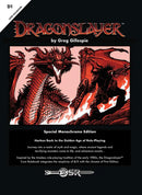 RPG OSR Dragonslayer Core Rules Monochrome Cover