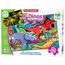 Puzzle 100 Piece Glow in the Dark - Dinos