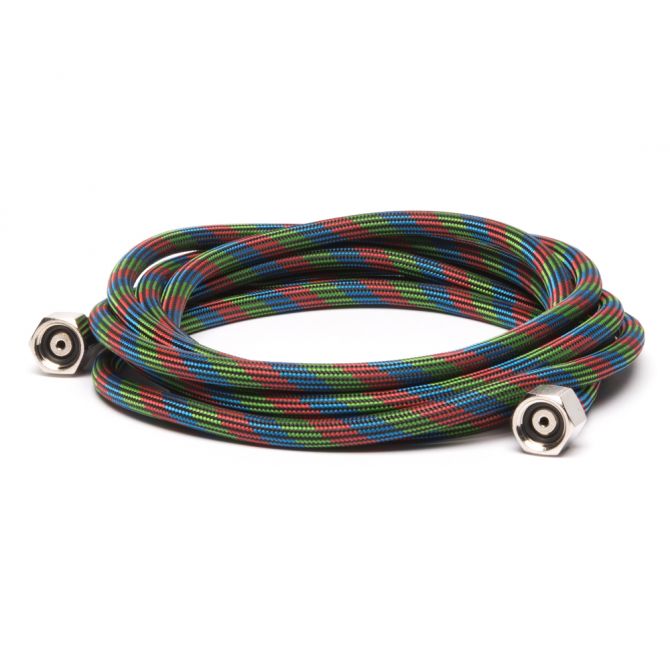 Iwata Braided Airbrush Hose 10' - 1/4" Ends