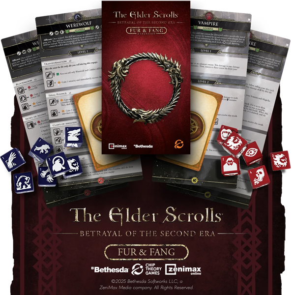 BG The Elder Scrolls: Betrayal of the Second Era - Fur and Fang Expansion