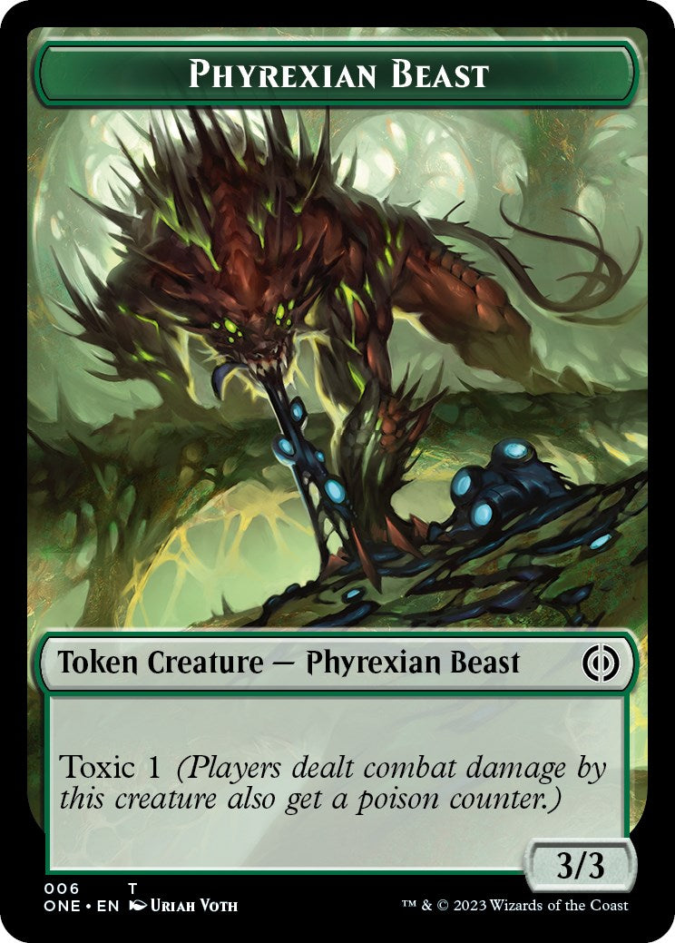 Phyrexian Mite (012) // Phyrexian Beast Double-Sided Token [Phyrexia: Phyrexian Mite (012) // Phyrexian Beast Double-Sided Token [Phyrexia: