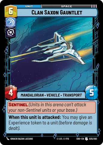Clan Saxon Gauntlet (035/262) (035/262) [Shadows of the Galaxy]