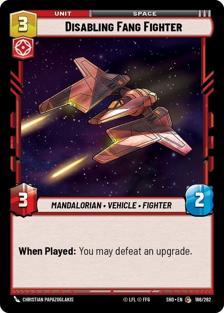 Disabling Fang Fighter (166/262) [Shadows of the Galaxy]