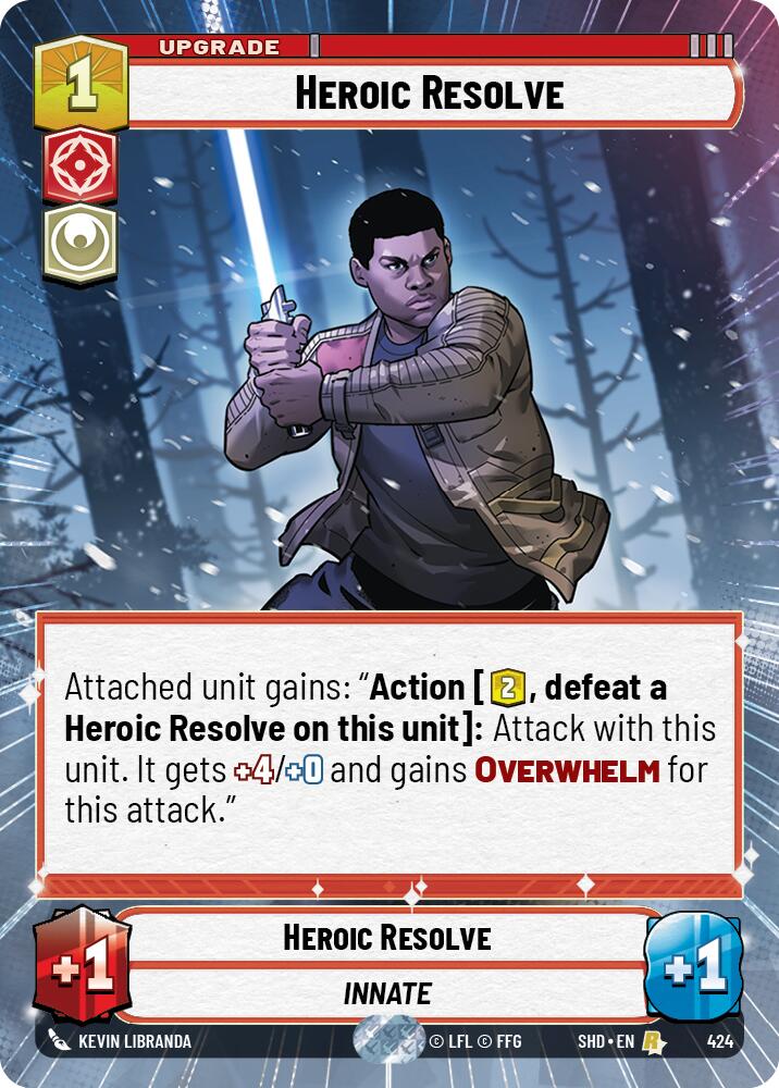 Heroic Resolve (424) (Hyperspace) (424) [Shadows of the Galaxy]