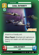 Legal Authority (1/2) (1/2) [Judge Promos]