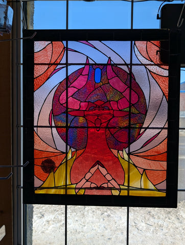 Infinity Art Stained Glass Flames of Nicol Bolas