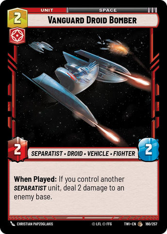 Vanguard Droid Bomber (160/257) (160/257) [Twilight of the Republic]