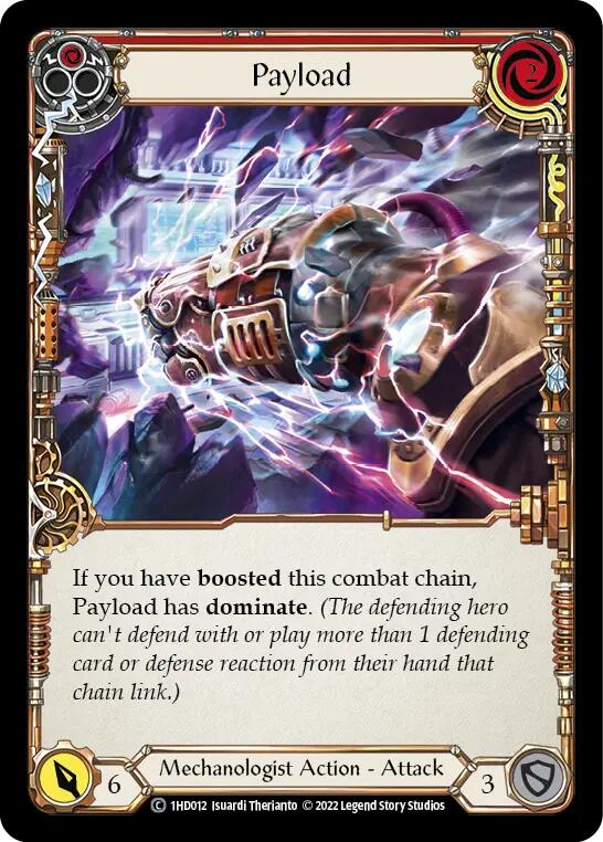 Payload (Red) [1HD012] (History Pack 1 Dash Blitz Deck)