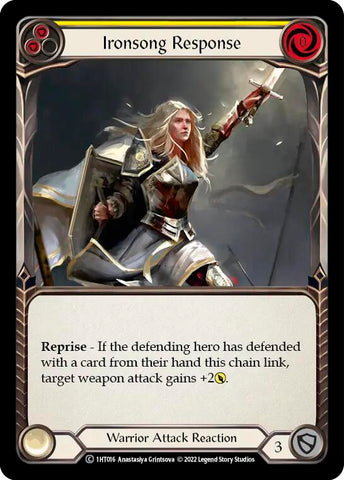 Ironsong Response (Yellow) [1HT016] (History Pack 1 Dorinthea Blitz Deck)