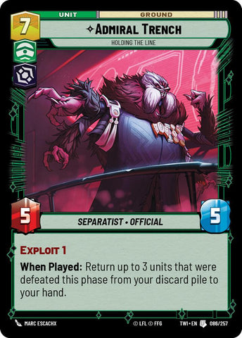 Admiral Trench - Holding the Line (086/257) (086/257) [Twilight of the Republic]