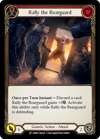 Rally the Rearguard (Red) [1HR015] (Historic Pack 1 Blitz Deck Rhinar)